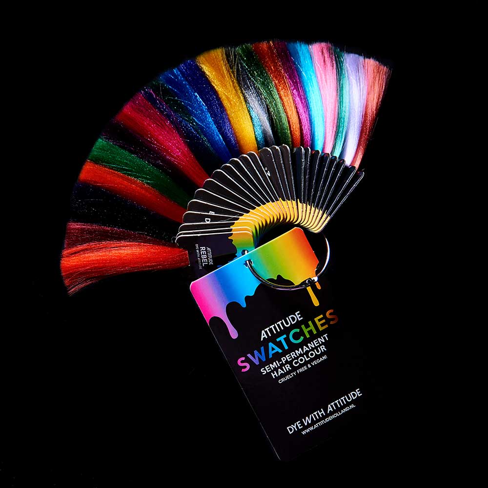 Attitude Hair Dye - Collection Ring Colour swatch - Multicolours